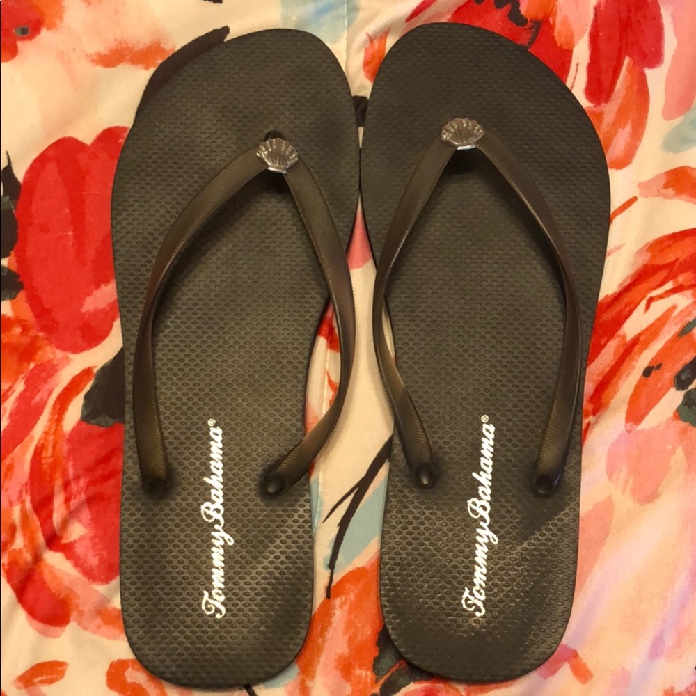 Tommy Bahama Flip Flops (Size 9-10)
